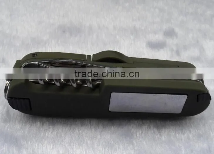 Multifunction Outdoor Survival Camping Knife with LED light