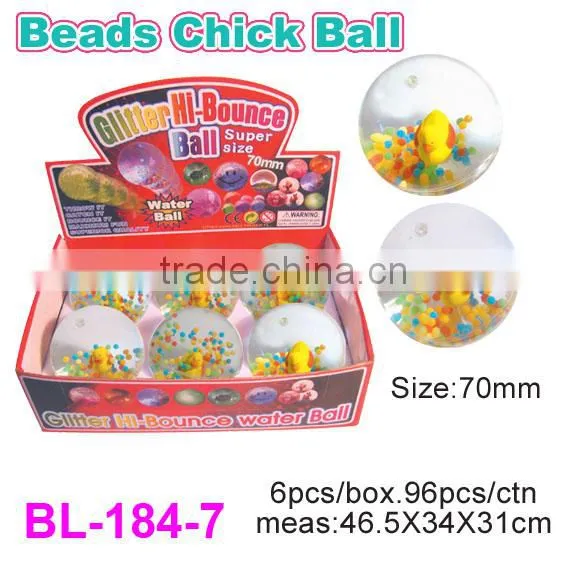 Promotional Glitter Frog Bounce Ball/Hi Glitter Bounce Ball
