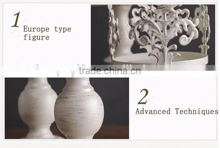 Vintage European style glass candle holder, candlestick for home / bar/ dinner table/ wedding