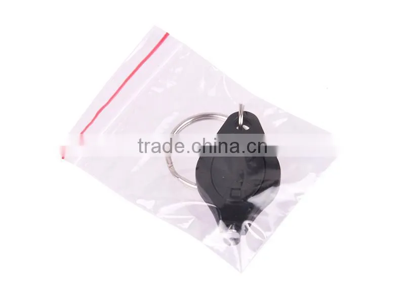 Wholesale cheap souvenir led flashlights keychain ring