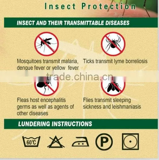 mining mosquito repellent clothing /outdoor use