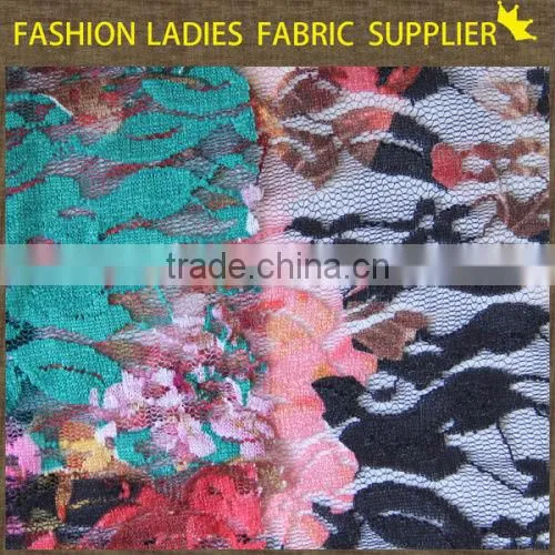high quality velvet fabric wedding dress trimming lace fabric