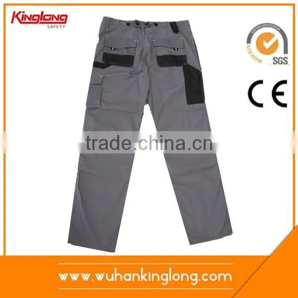 Mens Work Trousers Heavy Duty Multi Pocket Double Stitches WorkWear Combat Pants