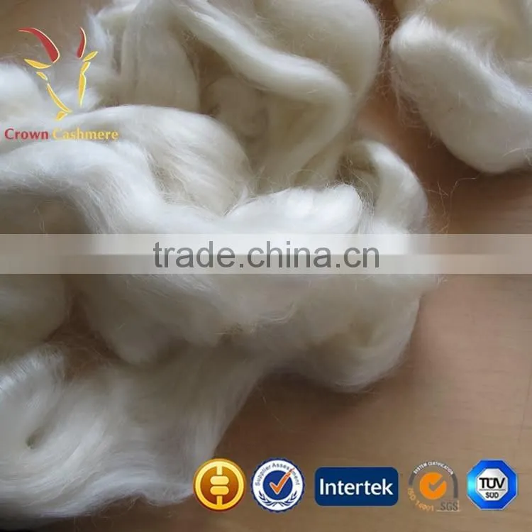 Pure Comded Mongolian Raw Sheep Cashmere Wool Fiber For Sale