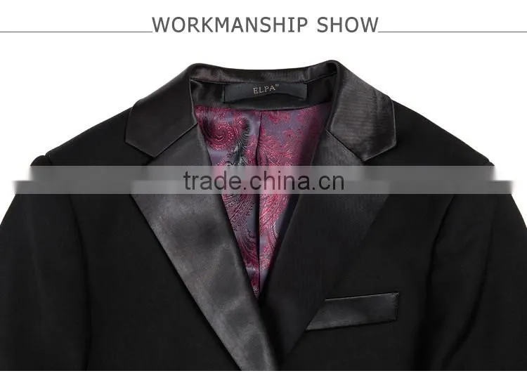 ELPA NXB0101 formal fancy black 3 piece designer boys suits