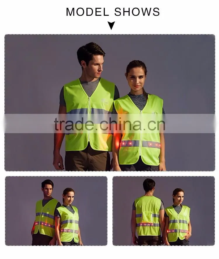 Breathable yellow workwear work tool vest for construction workers