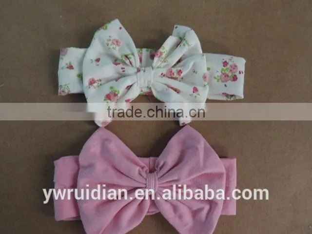 baby girl elastic fabric headband kids braid cross dot hairband flower knot solid craft children boutique headband