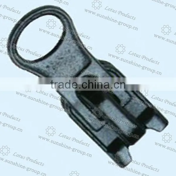 Simple 5# Metal Zipper Slider Green Color Metal Zipper Slider