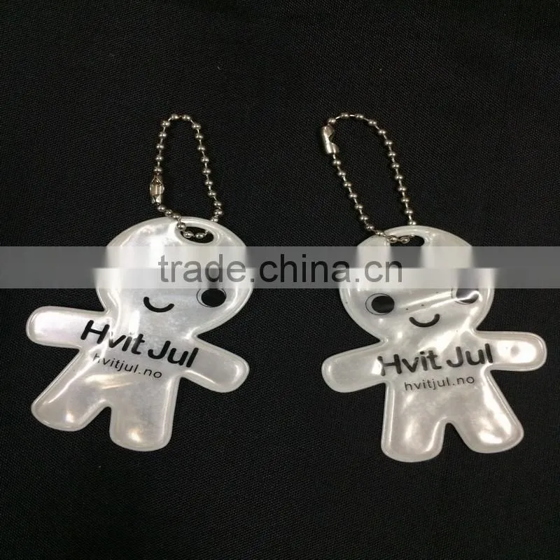 advertising customized basketball reflective keychain for teams
