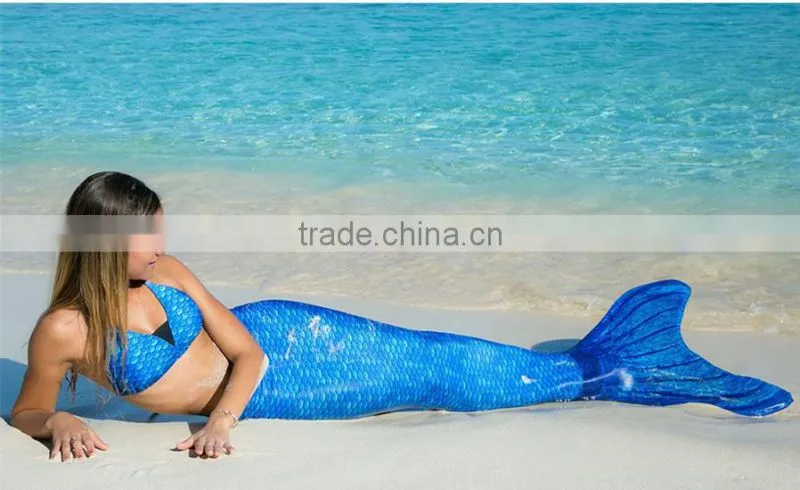 women Swimwear fishscales mermaid beachwear bikini
