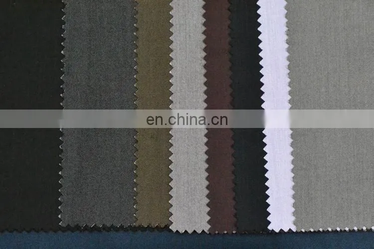 plain dyed men twill fabric TR for mens casual jackets
