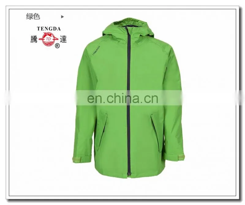 OEM factory nylon with PU coating children warm waterproof ourdoor jacket with fleece