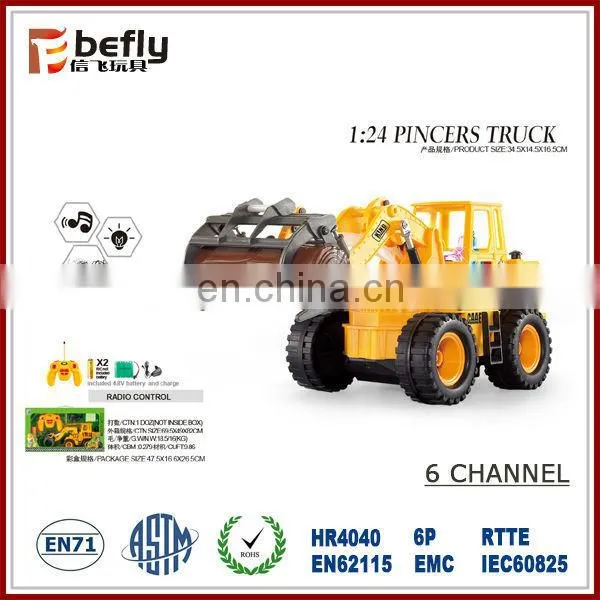 Shantou 6ch forklift truck r c toy on alibaba