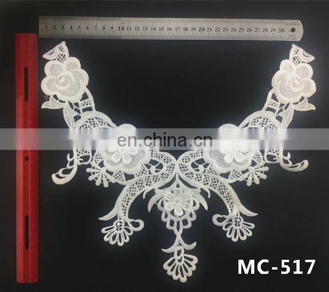 Embroidery Chemical Flower Neck Lace Collar