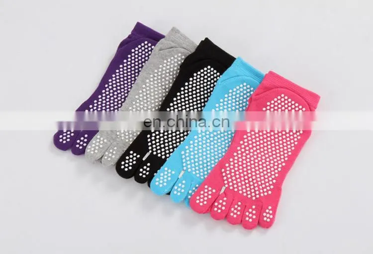 Toe Separator Socks Yoga Sports GYM Half Toe Socks#YG-09