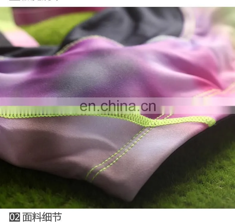 Wholesale Spandex / Lycra Fitness Clothing Women Printed Sports Bra#S150039