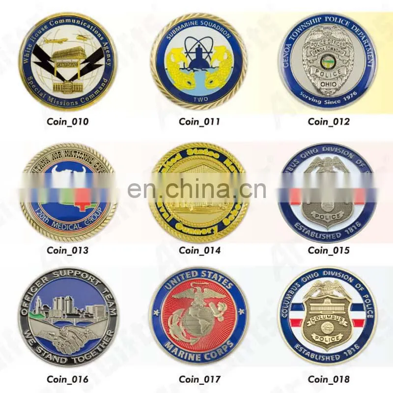 Wholesale custom logo cheap metal blank silver coin