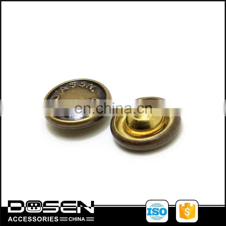 Custom Logo Garment Casual Rivet Antique Brass US Brand Custom Small Clothing Decorative Rivets Button Metal Studs Shoes Spikes