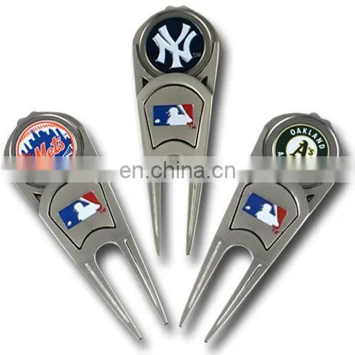golf ball marker hat clip divot tool
