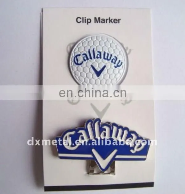 famous golf club magnetic golf hat clip set