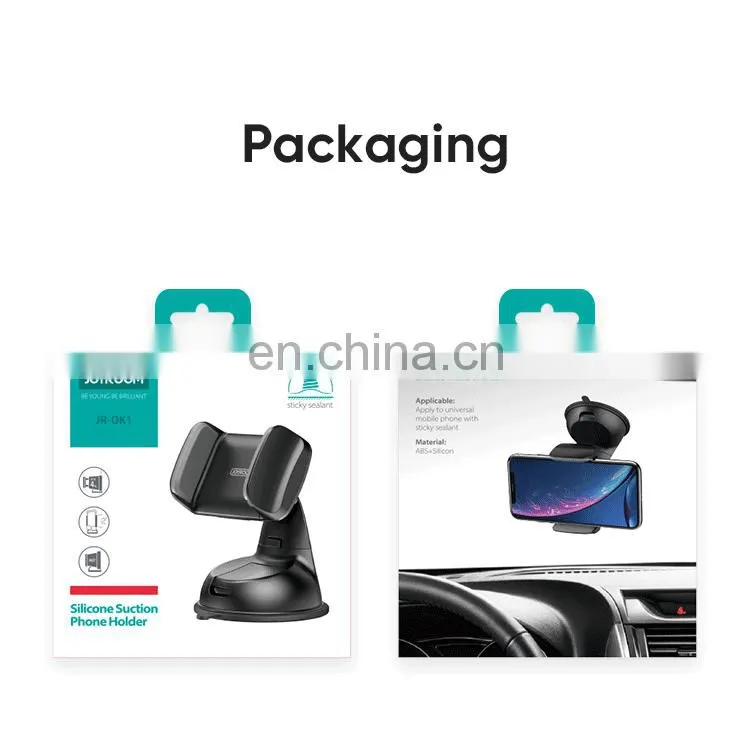 Joyroom JR-OK1 hot selling single pull suction cup holder for mobile phone