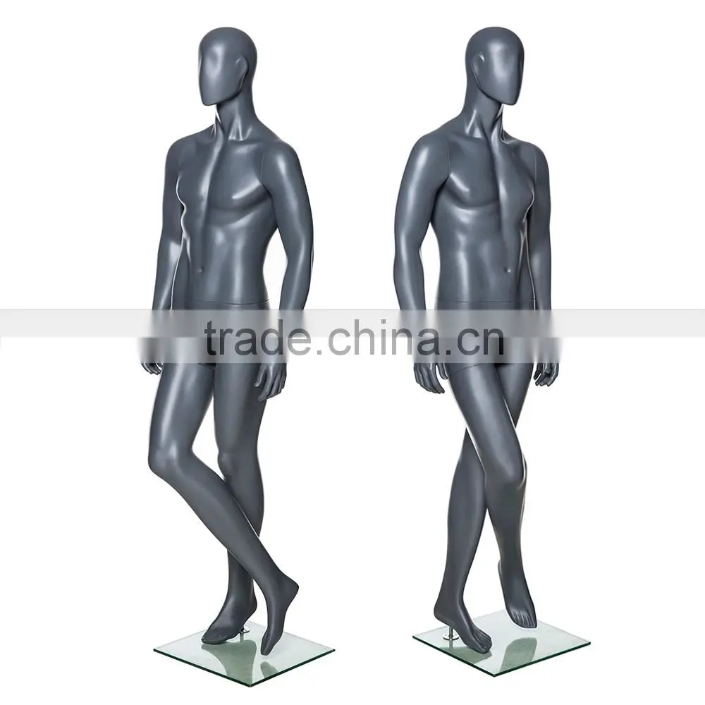 Full Body Fiber Glass Male Mannequin with abstract head sale