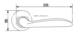 Trust zinc alloy durable lever buy door handle