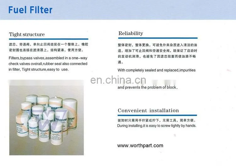 PC200-7 PC200-8 Excavator Engine Hydraulic Filter 207-60-71180 P550787