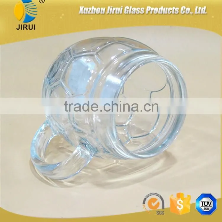 New style 600ml glass mason jars with handle
