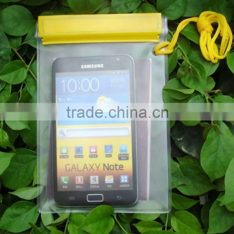Factory clear Waterproof Case large water resistant dry case to hold wallet smart mobile camera passport