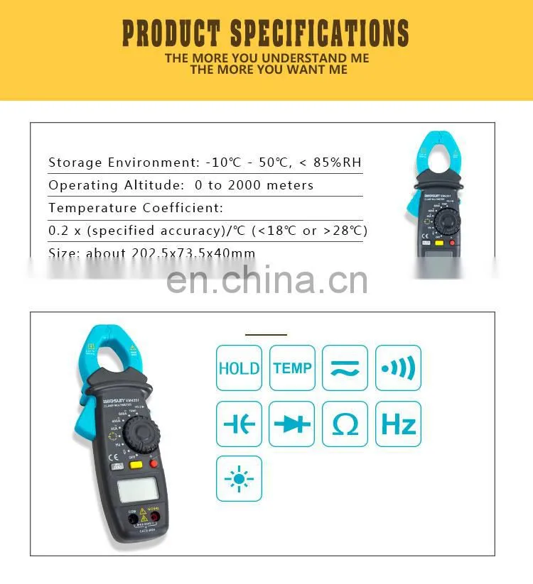 All-sun EM4351 Digital Clamp Meter