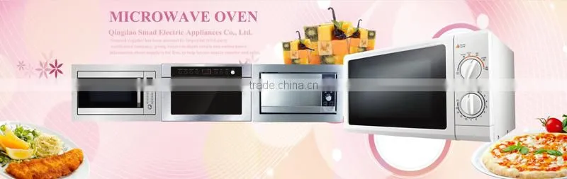 Stainless Steel cavity and front panel digital microwave oven with UL certificate