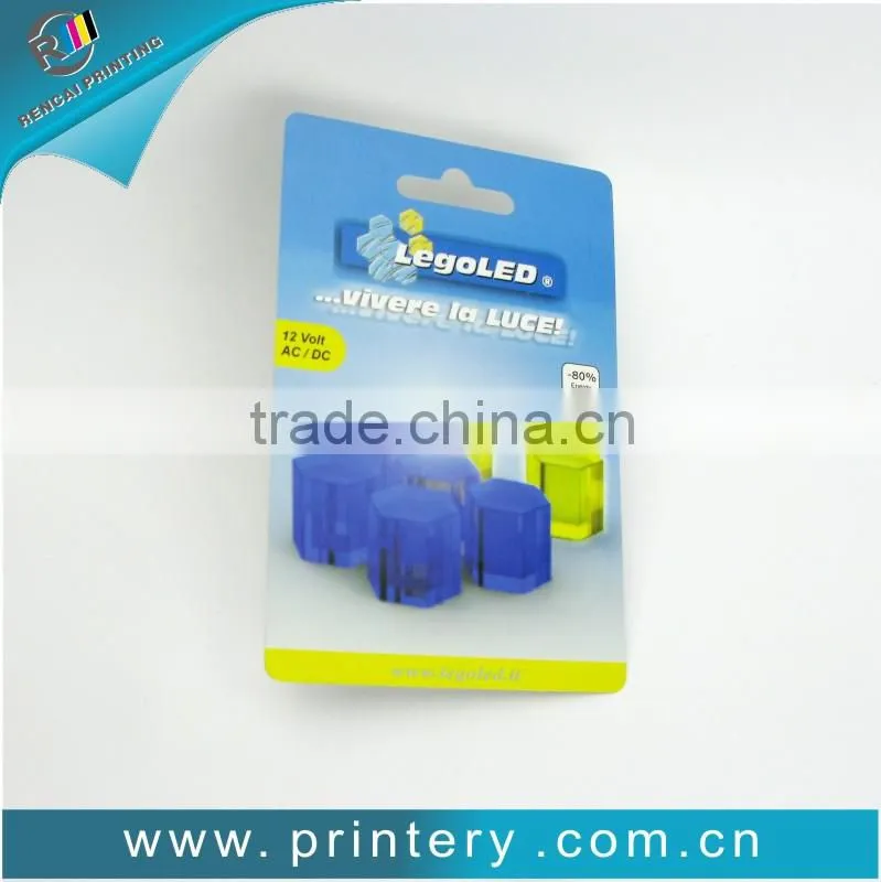 Color gift blister card from china