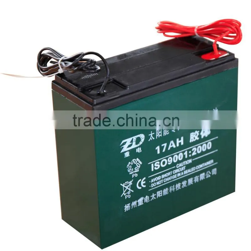 12V17AH DEEP CYCLE VRLA AUTO BATTERY SOLAR BATTERY GEL BATTERY