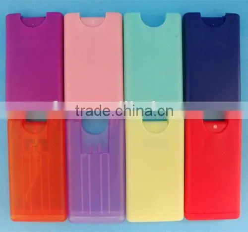 Perfume bottle 8ml, PET perfume container with sprayer, snap on type perfume sprayer