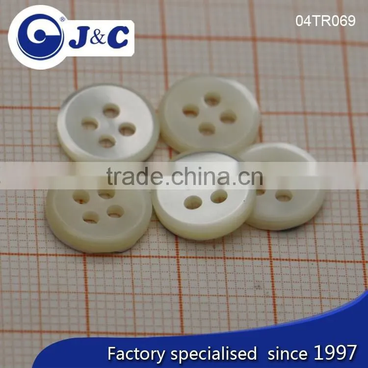 J&C 2 holes square Trocas shell buttons for fashion shirt.TR069,070