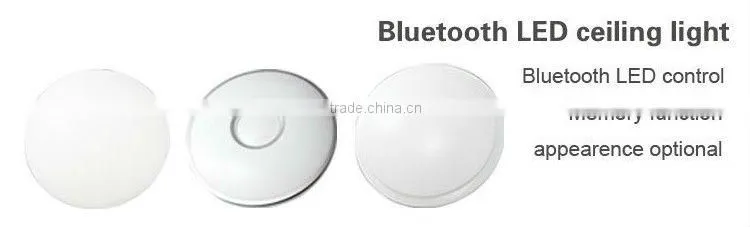 2013 new design 7w high brightness round wifi iphone control led ceiling panel light