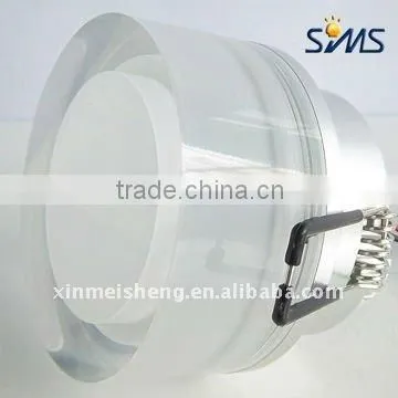 3W led rgb down light round ABS external electrical source