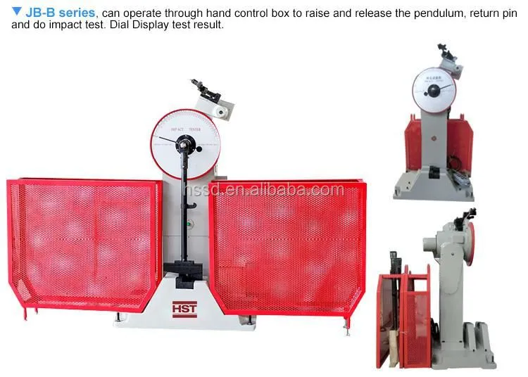 JB-300 Manual Charpy Pendulum Impact Testing Machine/plastic Drop Ball Impact test Machine