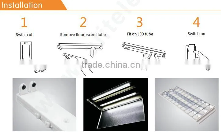 Wholesale Price Cool white 18w Ballast compatible 1200MM T8 LED Glass Tube