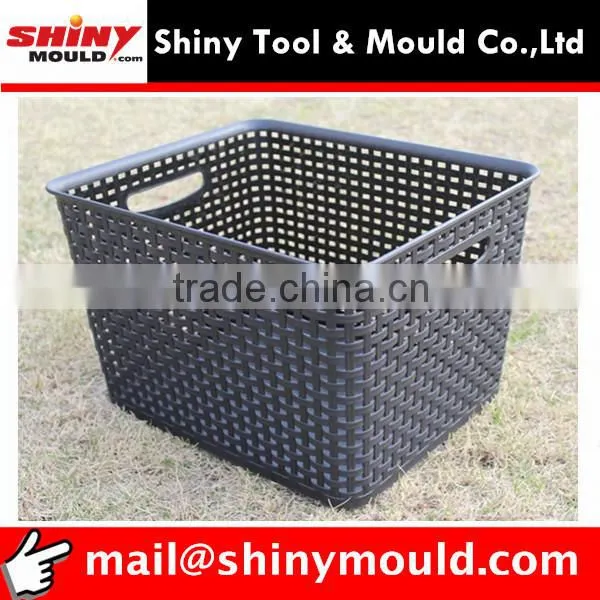 plastic rattan basket mould