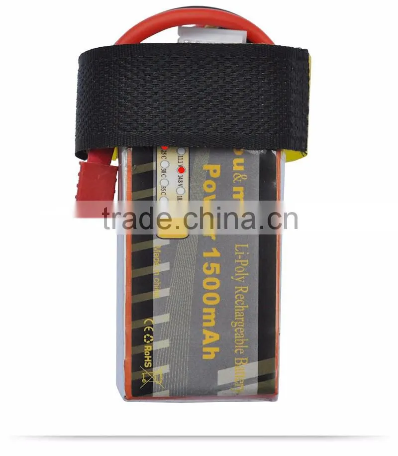 You&Me 4S 14.8V 1500mAh 25C Rechargeable Lithium Polymer Battery For Quadcopters RC Models