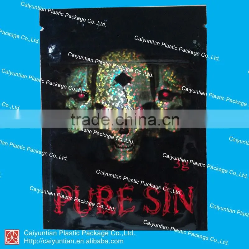 Preprinted alumium foil bag with ziplock