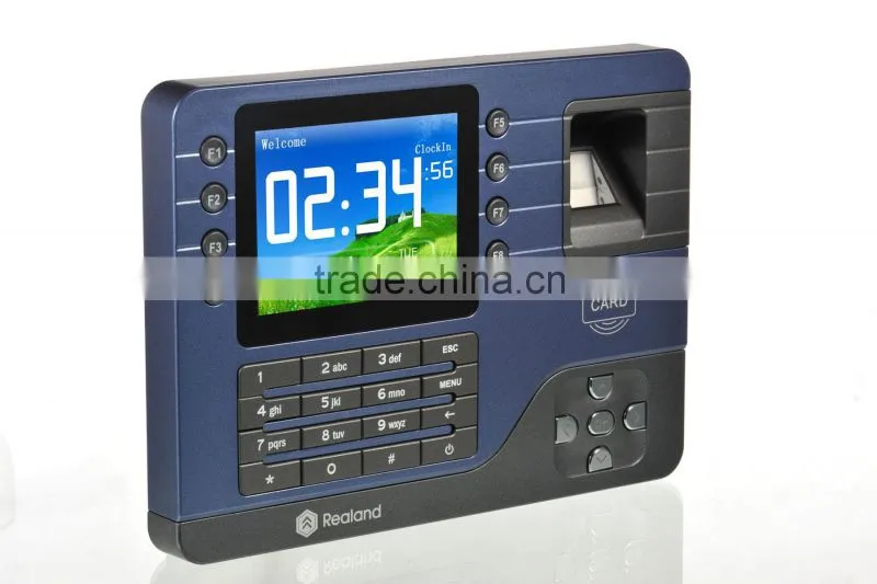 REALAND A-C091 3.2 inch rfid biometric fingerprint time attendance system