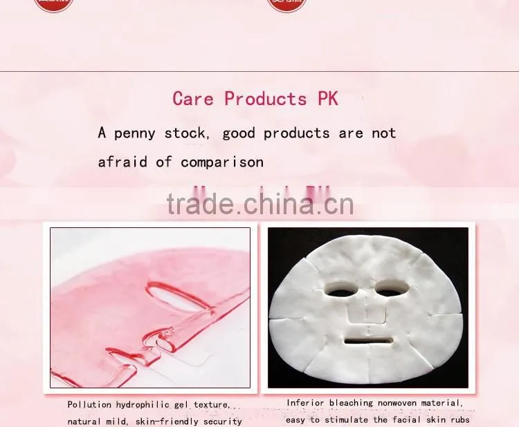 Rose Deep Moisturizing whitening Facial Mask Soft collagen Facial Mask