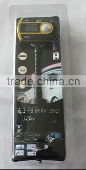 car fm modulator with SD card and usb flash drives