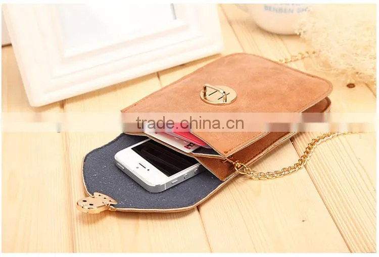 Wholesale ladies mini messenger bag retro one crossbody cell phone purse