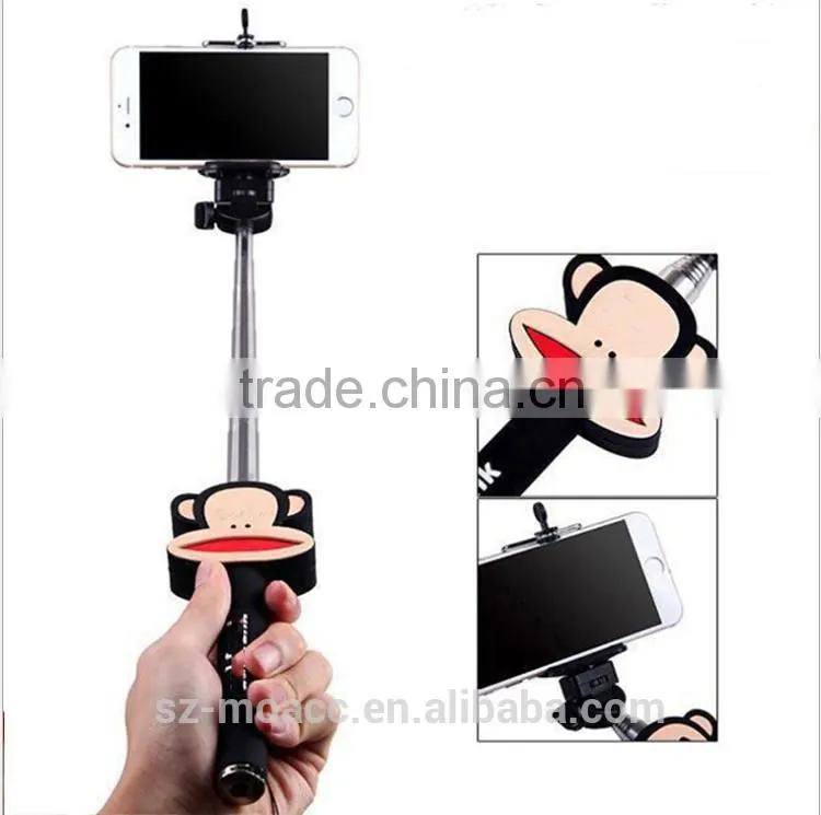 2015 new gift Portable Handheld cartoon monopod
