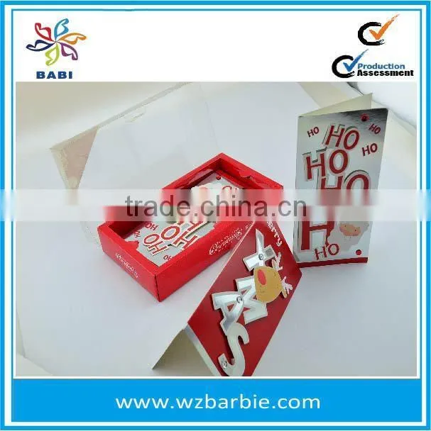 2015 Wholesale Stock New Year Customizable Paper Crafts Marry Christmas Card