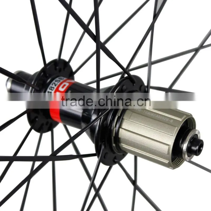 38mm carbon wheelset 700C carbon road bike clincher wheelset with Novatec hubs
